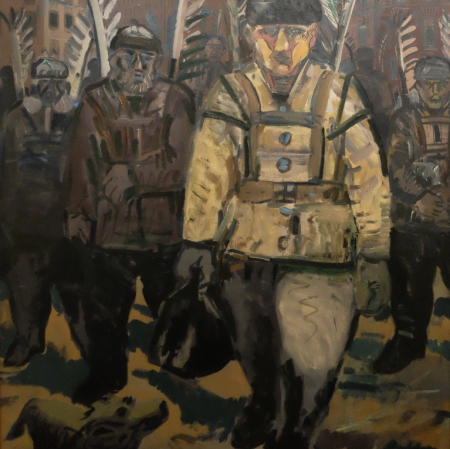 Edward Dwurnik, "The Romantics", 1984, donation of Prof. Roman Zarzycki, from the collection of Muzeum Sztuki in Łódź