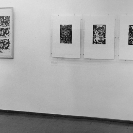 Dokumentacja wystawy „Emilio Vedova. Grafika 1958 – 1990”, fot. archiwum Muzeum Sztuki w Łodzi