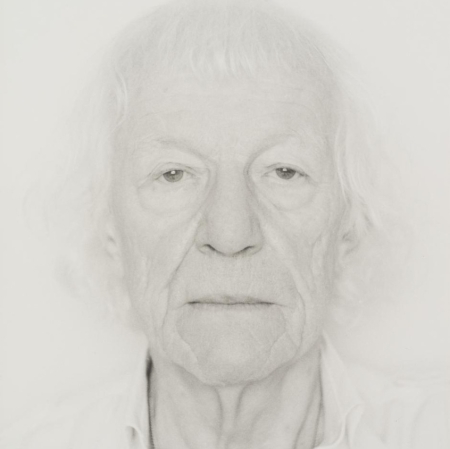 Roman Opałka, „OPAŁKA 1965/1-∞, Detal 5420120”, przed 2001 r., fotografia czarno-biała, z kolekcji Muzeum Sztuki w Łodzi 