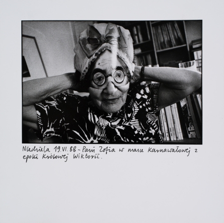 Anna Bohdziewicz, „Fotodziennik”, 1988 r., fotografia czarno-biała, z kolekcji Muzeum Sztuki w Łodzi