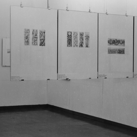 Dokumentacja wystawy „Mistrzowie akwaforty włoskiej XVII wieku.  Ze zbiorów Gabinetu Rycin Biblioteki Uniwersytetu Warszawskiego”, fot. archiwum Muzeum Sztuki w Łodzi