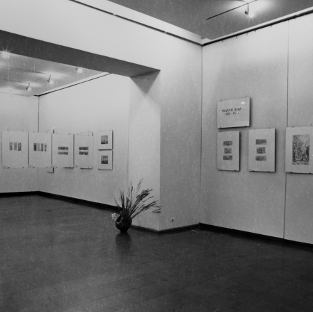 Dokumentacja wystawy „Mistrzowie akwaforty włoskiej XVII wieku.  Ze zbiorów Gabinetu Rycin Biblioteki Uniwersytetu Warszawskiego”, fot. archiwum Muzeum Sztuki w Łodzi