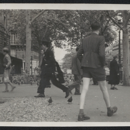 Leopold Buczkowski „Fotografie z Francji”, 1957, fotografia czarno-biała, z kolekcji Muzeum Sztuki w Łodzi