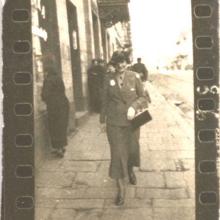 Autor nieznany, „Zespół fotografii dokumentacyjnych z getta łódzkiego”, ok. 1942 r., fotografie czarno-białe, z kolekcji Muzeum Sztuki w Łodzi