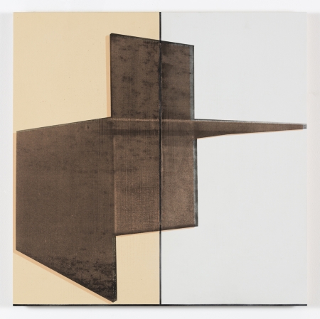 RH Quaytman, The Sun Does Not Move, Chapter 35, 2019 Acrylic on Panel © R.H. Quaytman