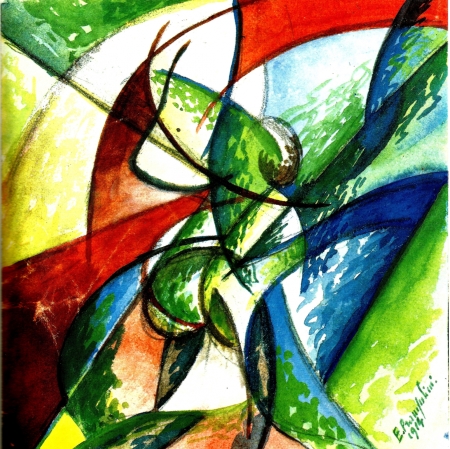 Enrico Prampolini, Kompozycja futurystyczna – dynamizm form, 1914