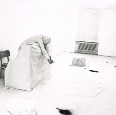 Koncert,  Kunstlerhaus  Stuttgart, 1981, autor fotografii nieznany, z archiwum Marka Chlandy, Kraków