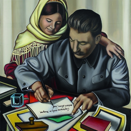 Nadia Léger, Staline et la pionniere, 1953 / © Estate of Nadia Léger, France