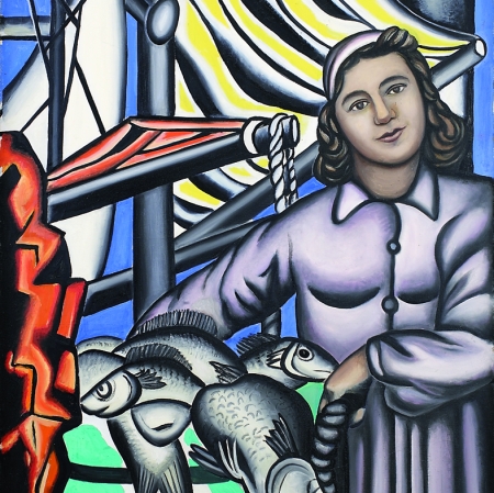 Nadia Petrova (Nadia Léger), Marchande de poissons , 1950 / © Estate of Nadia Léger, France