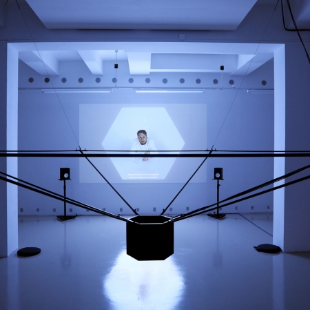 András Cséfalvay, "Summit of Gods", 2019, video, photo by Miklós Surányi, courtesy of the artist