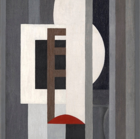 Ragnhild Keyser, "Composition I", 1926, oil on canvas, courtesy of Yale University Art Gallery, New Haven
