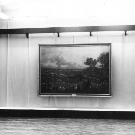 Widok wystawy „Bernardo Belotto Canaletto. 1721-1780. Obrazy z Zamku Królewskiego w Warszawie”, fot. archiwum Muzeum Sztuki w Łodzi
