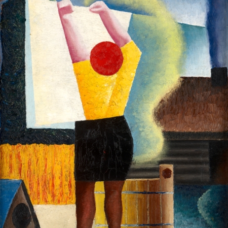 Vladas Drėma Praczka, 1930,  olej, płótno, Lietuvos Dailes Museum, Wilno