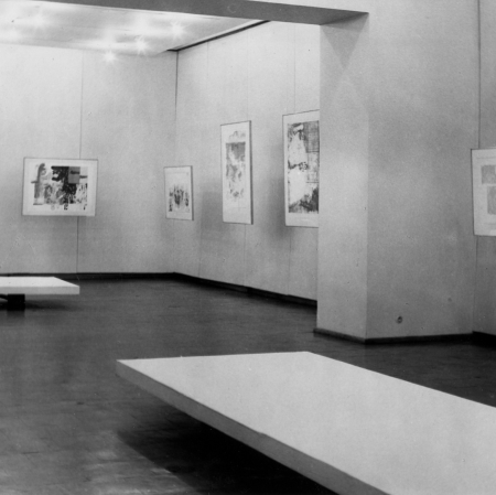Widok wystawy „Jasper Johns. Litografie”, fot. archiwum Muzeum Sztuki w Łodzi 