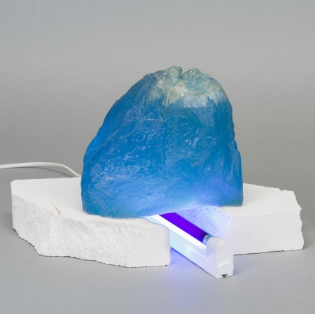 Marta Krześlak "Melting Iceberg" 2018, own technique, Collection of the Muzeum Sztuki in Łódź