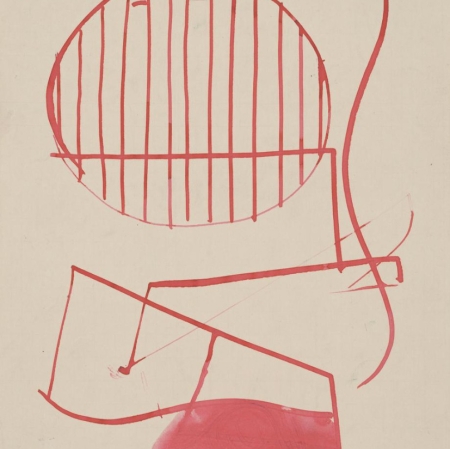 Teresa Tyszkiewicz "Composition", 1950, drawing, Collection of Muzeum Sztuki in Łódź