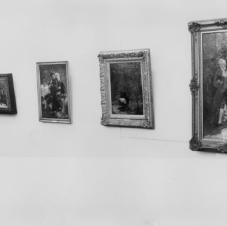 Widok wystawy „Aleksander Gierymski. W altanie”, fot. archiwum Muzeum Sztuki w Łodzi