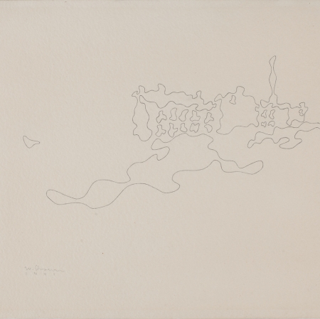 Władysław Strzemiński, bez tytułu, z cyklu "Wojna domom", 1941, Kolekcja Muzeum Sztuki w Łodzi