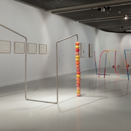 Widok wystawy „Prototypy 06: Alicja Bielawska. Na przecięciu linii”, fot. A. Zagrodzka