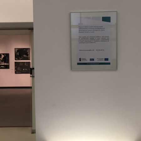 Plakat informujący o realizacji projektu