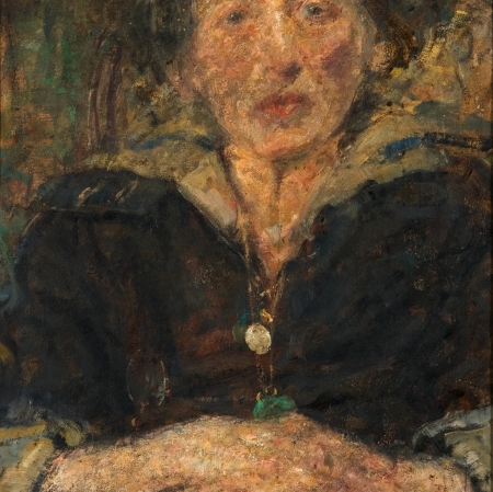 Olga Boznańska (1865-1940), Portret pianistki Fridy Eissler, Pianist, ok. 1928