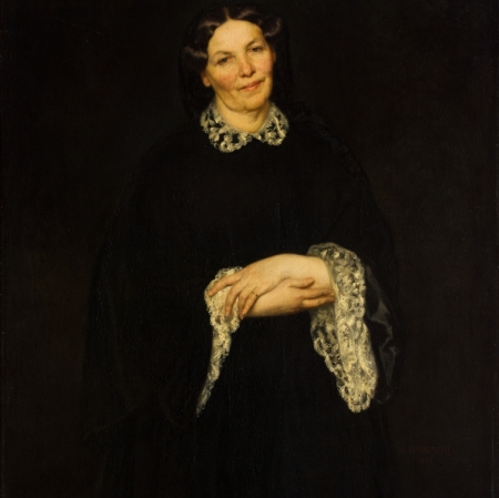 Henryk Rodakowski (1823-1894), Portrait of the Artist's Mother, 1853