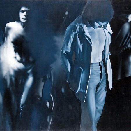 Alienacje VII, Miszkin, Teresa Gdańsk, Polska 1977 wys. 140 cm, szer. 200 cm malarstwo akrylowe, malarstwo olejne farba olejna, płótno, farba akrylowa