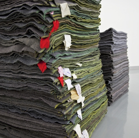 Artwork, a pile of fabric