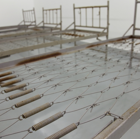Artwork, a few bed frames