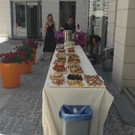 Catering dla gości eventu,
