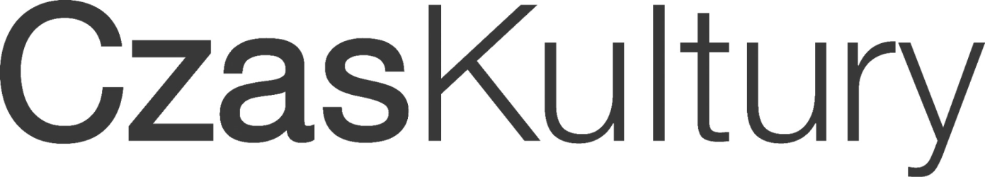 Czarny napis Czas kultury