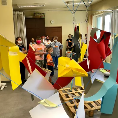 Zdjęcie z realizacji projektu w Andrchowie, fot. L. Karczewski