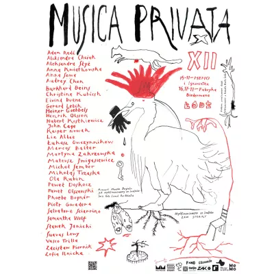Plakat festiwalu Musica Privata
