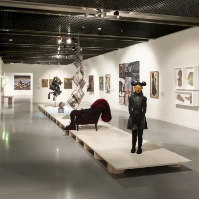 fragment of the exhibition "Ways of Seeing. Collection of Muzeum Sztuki in Łódź"