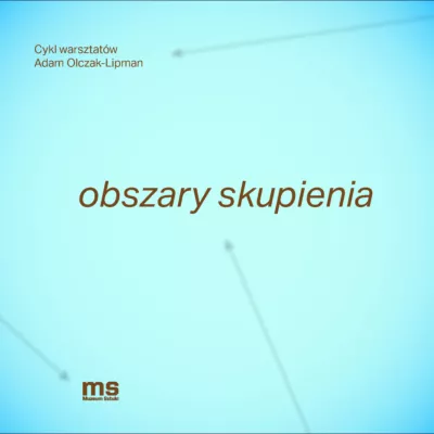 na jasnym tle duży napis: obszary skupienia